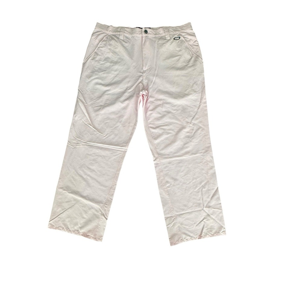 Oakley Pretty Light Pink Size 38W/34L Performance Golf/Chino Pants Lightweight